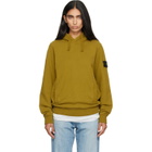 Stone Island Khaki 6100048 Brushed Organic Cotton Fleece Hoodie