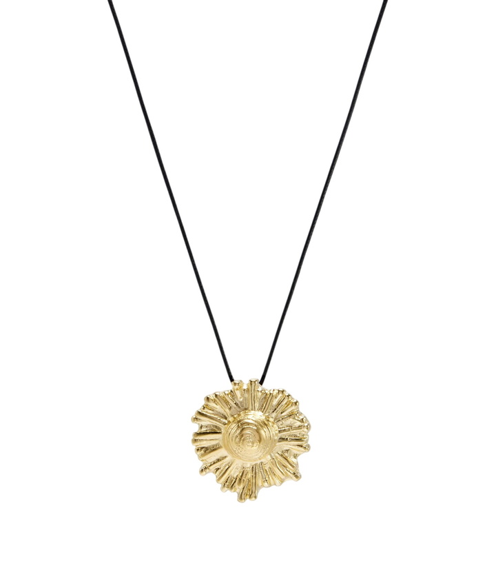 Photo: Ysso Ilios 24kt gold-plated pendant necklace