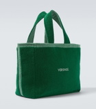 Versace Medusa cotton-terry jacquard tote bag