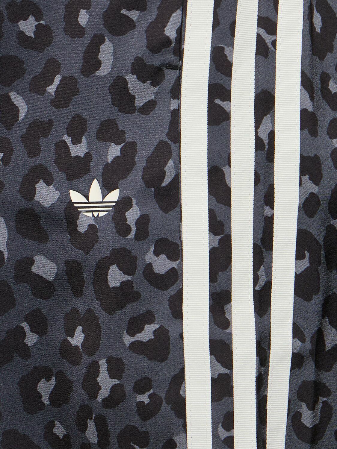 【ADIDAS】Wide leg satin pants leopard brown 送料・関税込 ADIDAS】Wide leg satin pants leopard brown 送料・関税込
