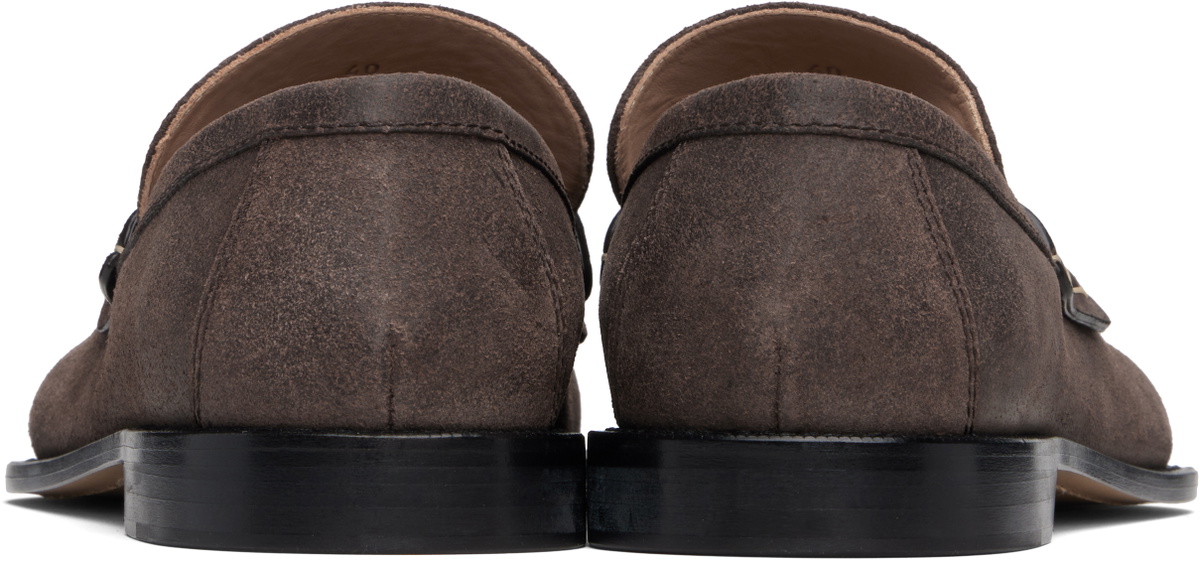 JW Anderson Brown Paw Loafers
