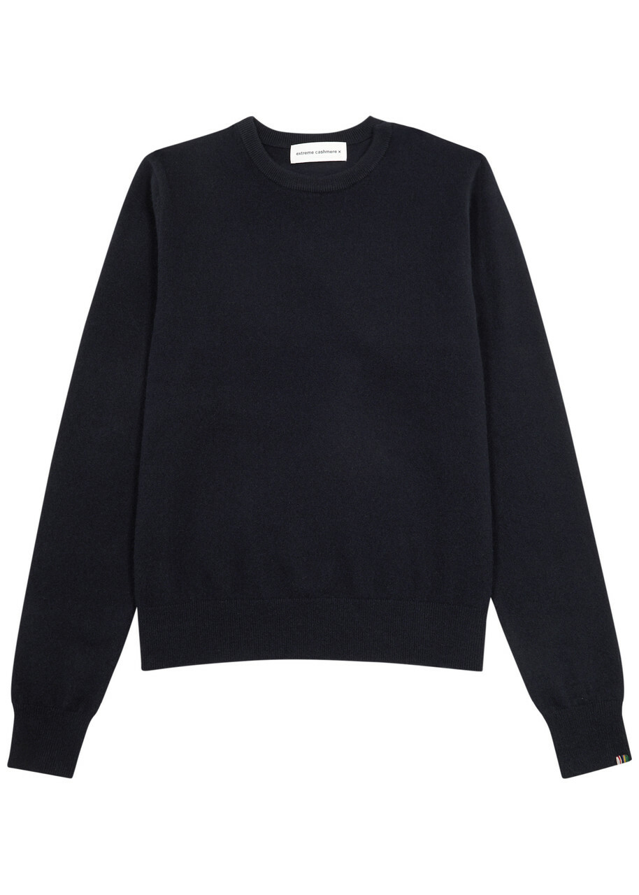 Extreme Cashmere N°36 Be Classic Cashmere-blend Jumper - Navy - One Size