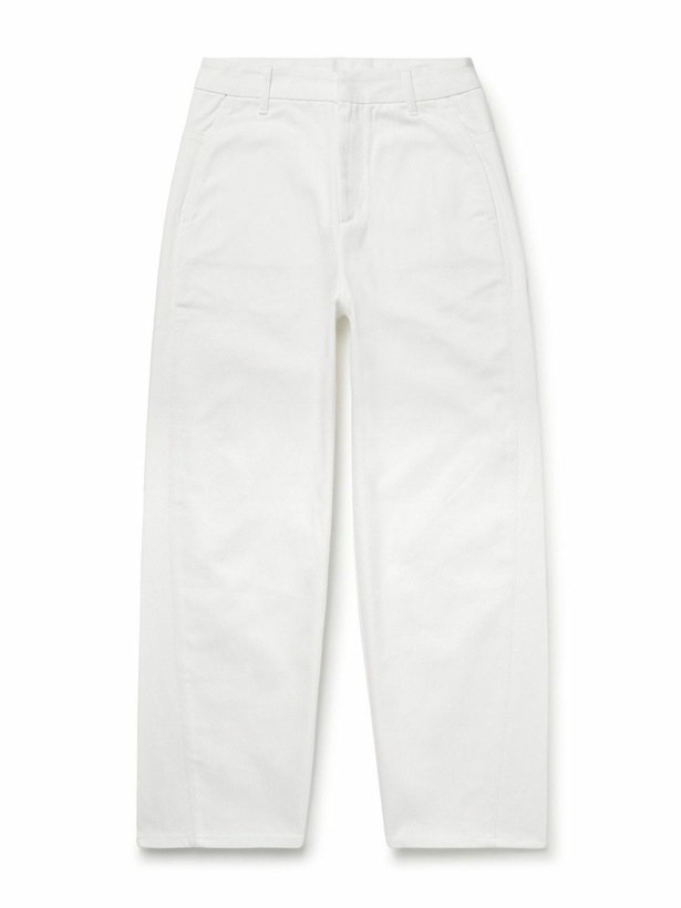 Photo: Amomento - Barrel-Leg Jeans - White