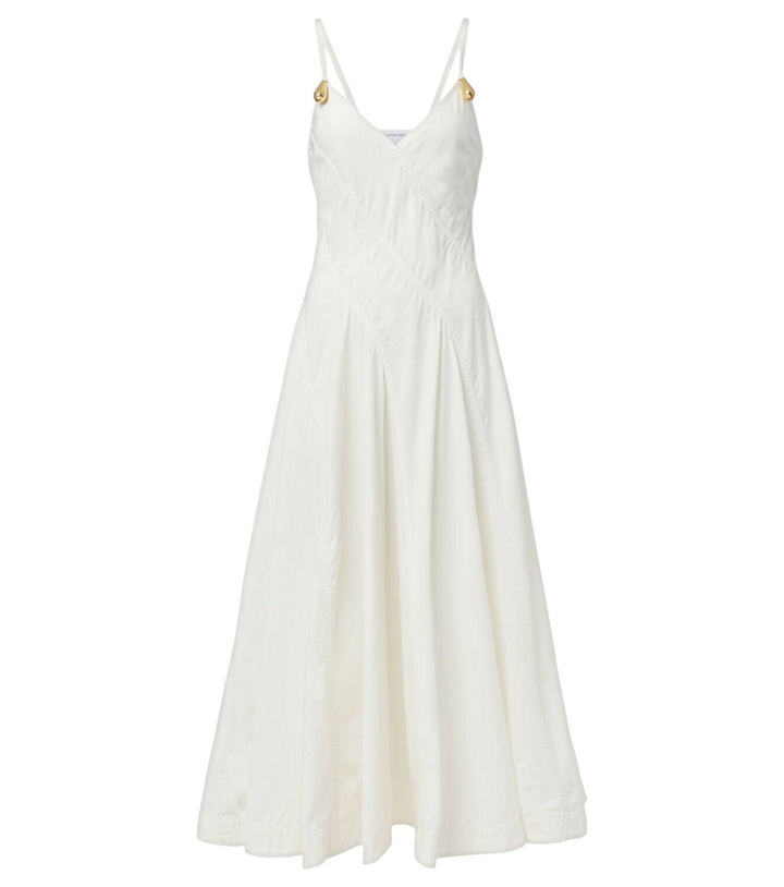 Photo: Bottega Veneta Paneled cotton-blend midi dress