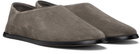 Fear of God Taupe Slip On Loafers