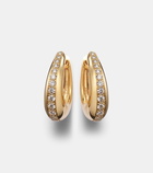Ananya Chakra Icon 18kt gold earrings with diamonds