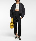 Loewe - Anagram cotton-blend crop top