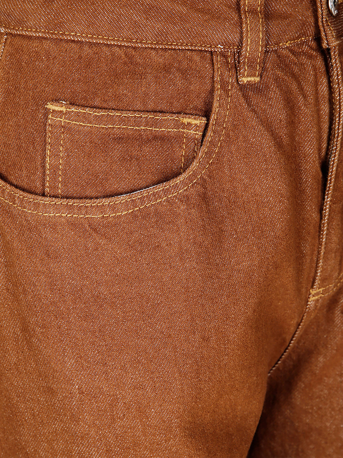 Marques'Almeida Brown Denim Boyfriend Trousers