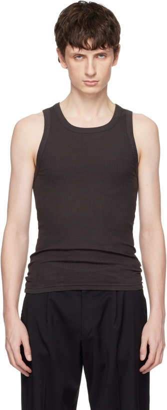 Photo: Seventh Black Base Rib Tank Top