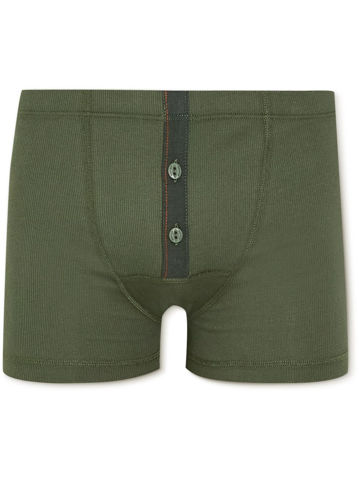 Boxers in stretch organic cotton Green