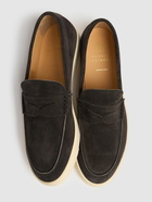 BRUNELLO CUCINELLI Suede Penny Loafers