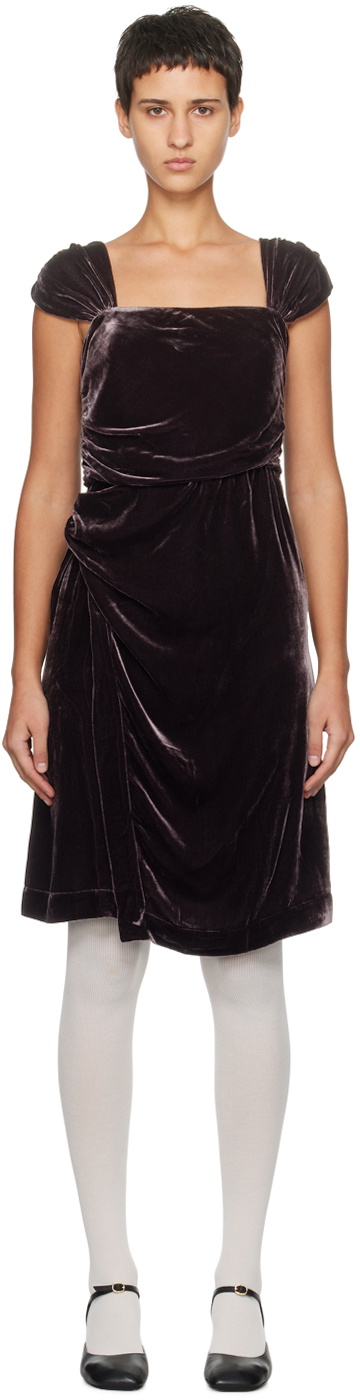 Caro Editions Brown Sophie Midi Dress