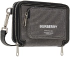 Burberry Black & White 'Horseferry' Messenger Bag