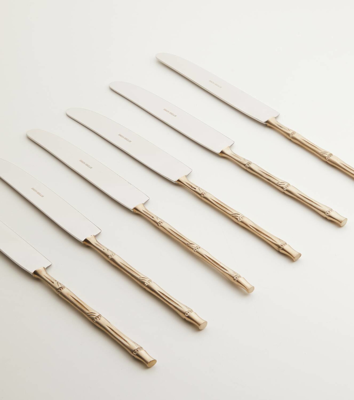 Bitossi Bamboo 24-piece stainless steel flatware set
