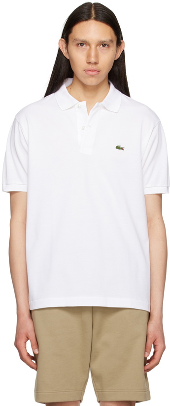 Photo: Lacoste White Original L.12.12 Polo