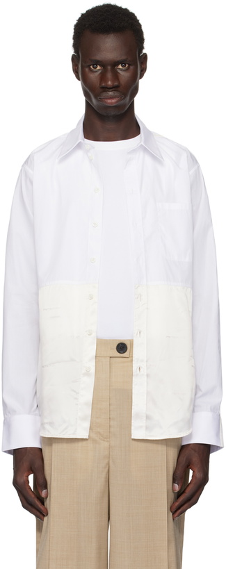 Photo: Peter Do White & Off-White Combo Office Shirt