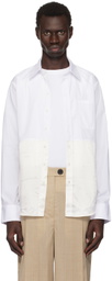 Peter Do White & Off-White Combo Office Shirt