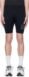 OVER OVER Black Half Tight Shorts