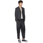 Comme des Garcons Homme Deux Grey Tropical Check Blazer