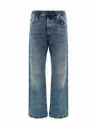HERON PRESTON Elastic Waisted Wide-leg Jeans