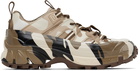 Burberry Brown Camouflage Arthur Sneakers