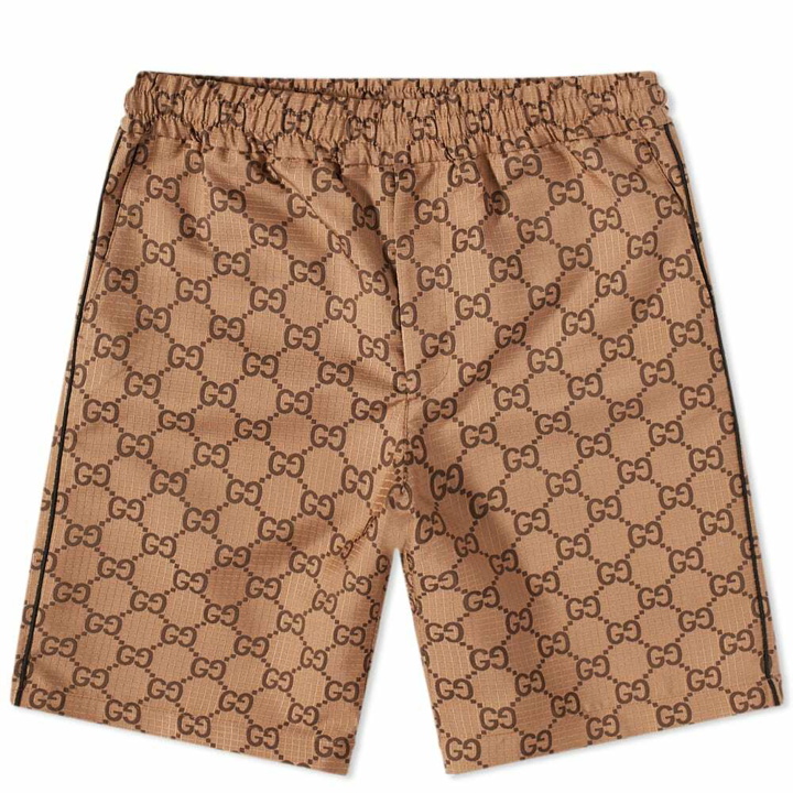 Photo: Gucci Men's GG All Over Ripstop Short in Beige
