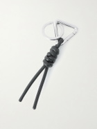 Bottega Veneta - Braided Leather and Silver-Tone Keyring