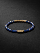 John Hardy - Gold Lapis Lazuli Heishi Beaded Bracelet - Blue