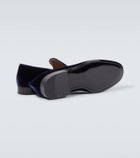 Gianvito Rossi Jean velvet loafers