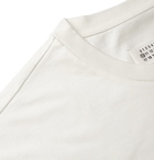 Maison Margiela - Oversized Appliquéd Cotton-Jersey T-Shirt - White