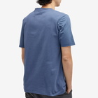 Folk Men's Contrast Sleeve T-Shirt in Soft Blue