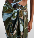 Pucci Orchidee cotton beach cover-up