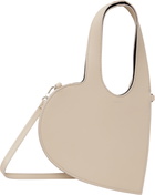 Coperni Beige Mini Heart Tote