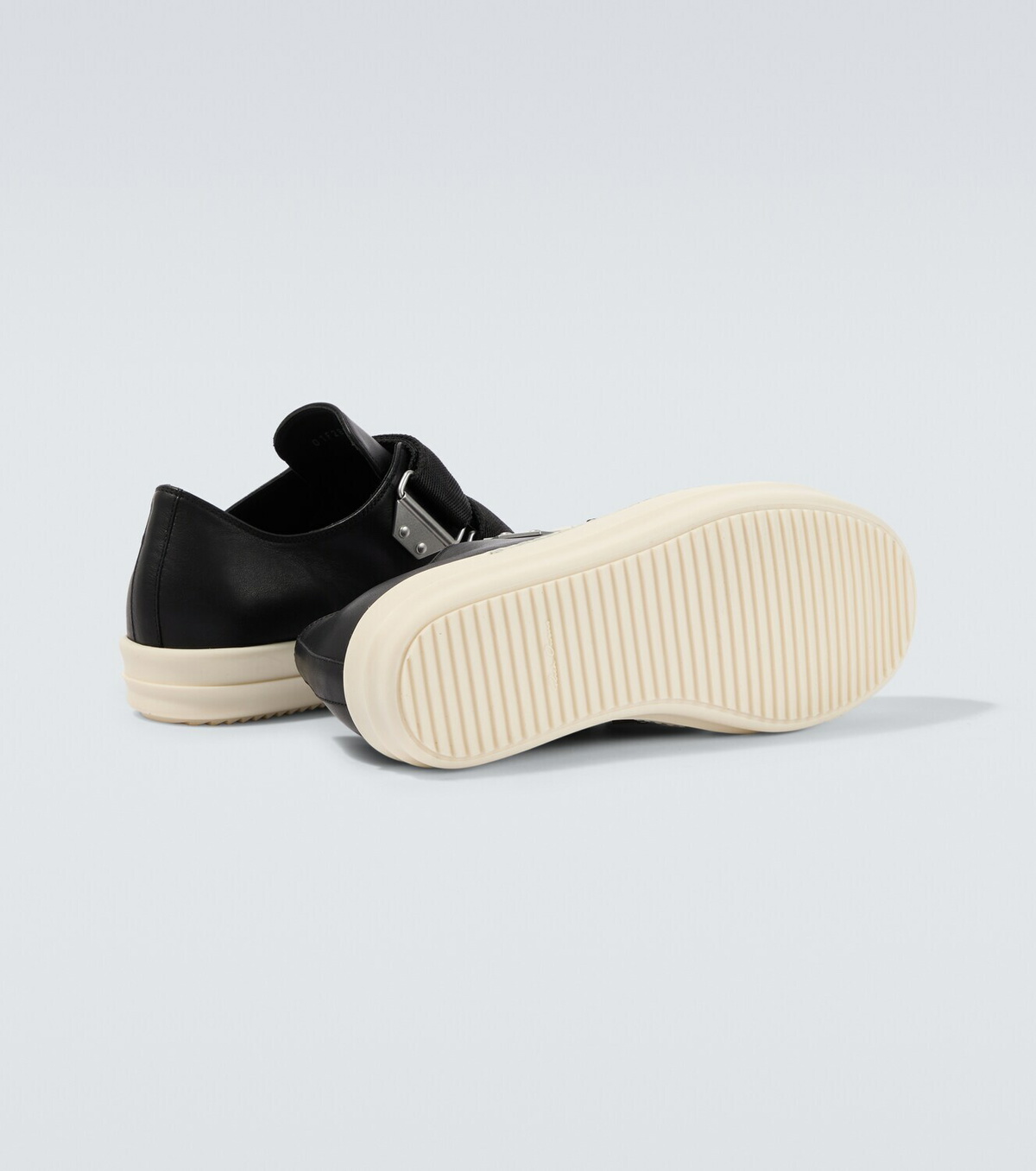 Rick Owens Low Strap Sneaks leather sneakers Rick Owens