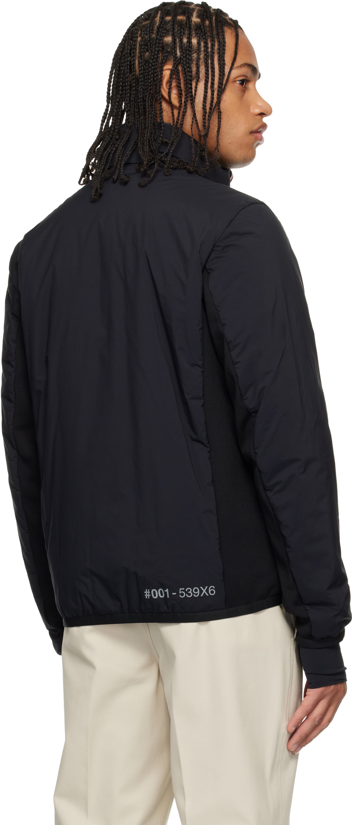 Moncler Grenoble Black Araripe Mid-Layer Down Jacket