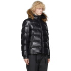 Moncler Black Down Marque Jacket