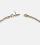 Sydney Evan Snake 14kt gold pendant necklace with diamonds