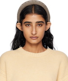 Toga Pulla Beige Metal Headband
