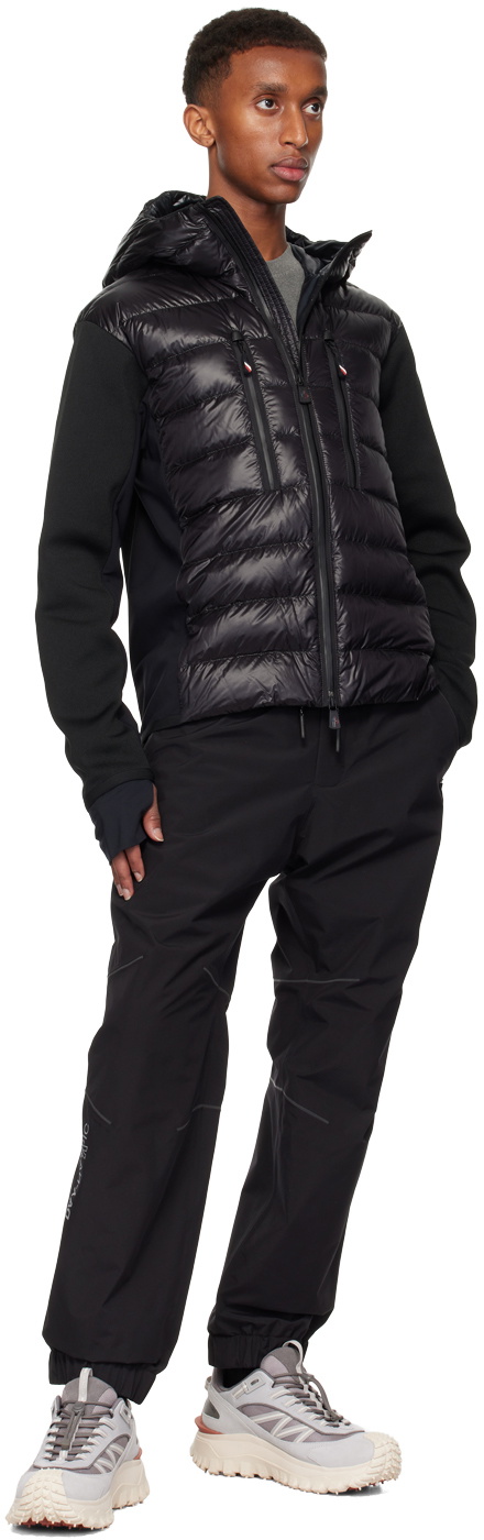 Moncler Grenoble Black Windproof Padded Trousers