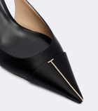 Tom Ford Satin slingback pumps