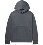 ACNE STUDIOS - Franklin Oversized Logo-Print Fleece-Back Cotton-Jersey Hoodie - Gray