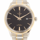 Tudor Style Automatic Black Dial Mens Watch 12703-0003