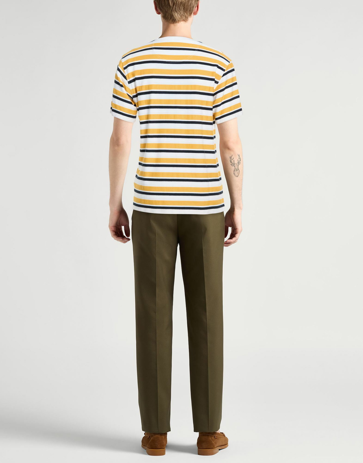 Barbour Mens T-shirt Mustard