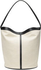 RECTO Off-White Canvas Large Bucket Bag