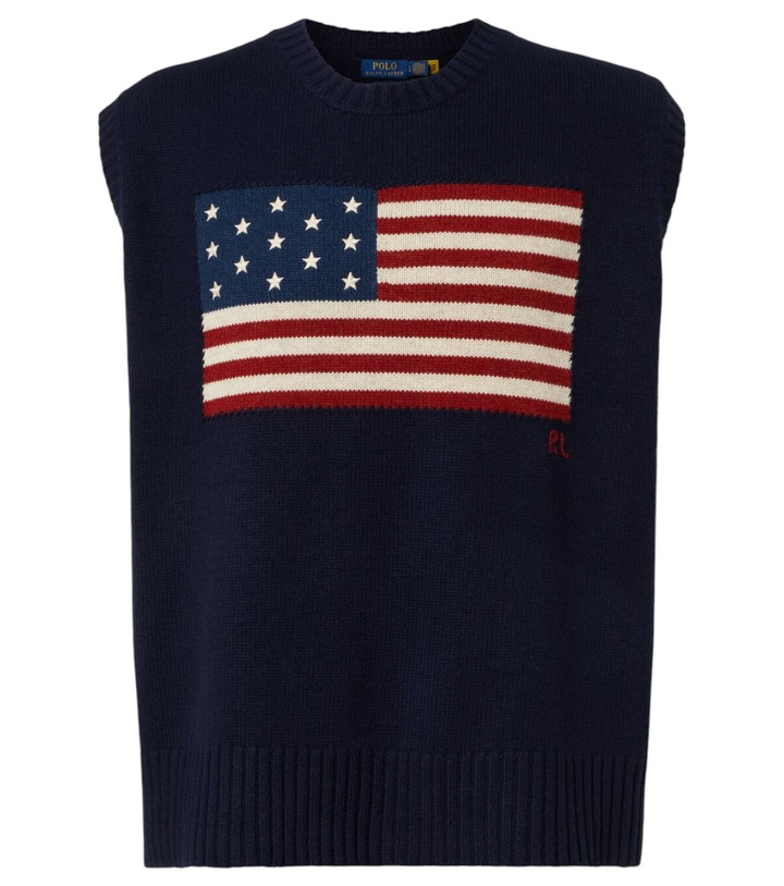 Photo: Polo Ralph Lauren Wool and cotton sweater vest