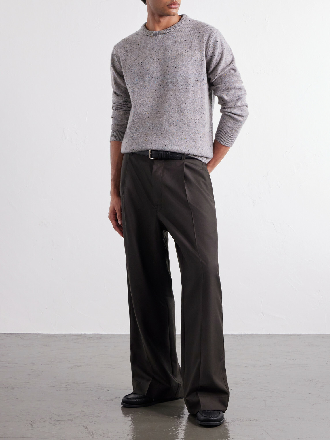 Begg & Co - Brennan Cashmere Sweater - Gray