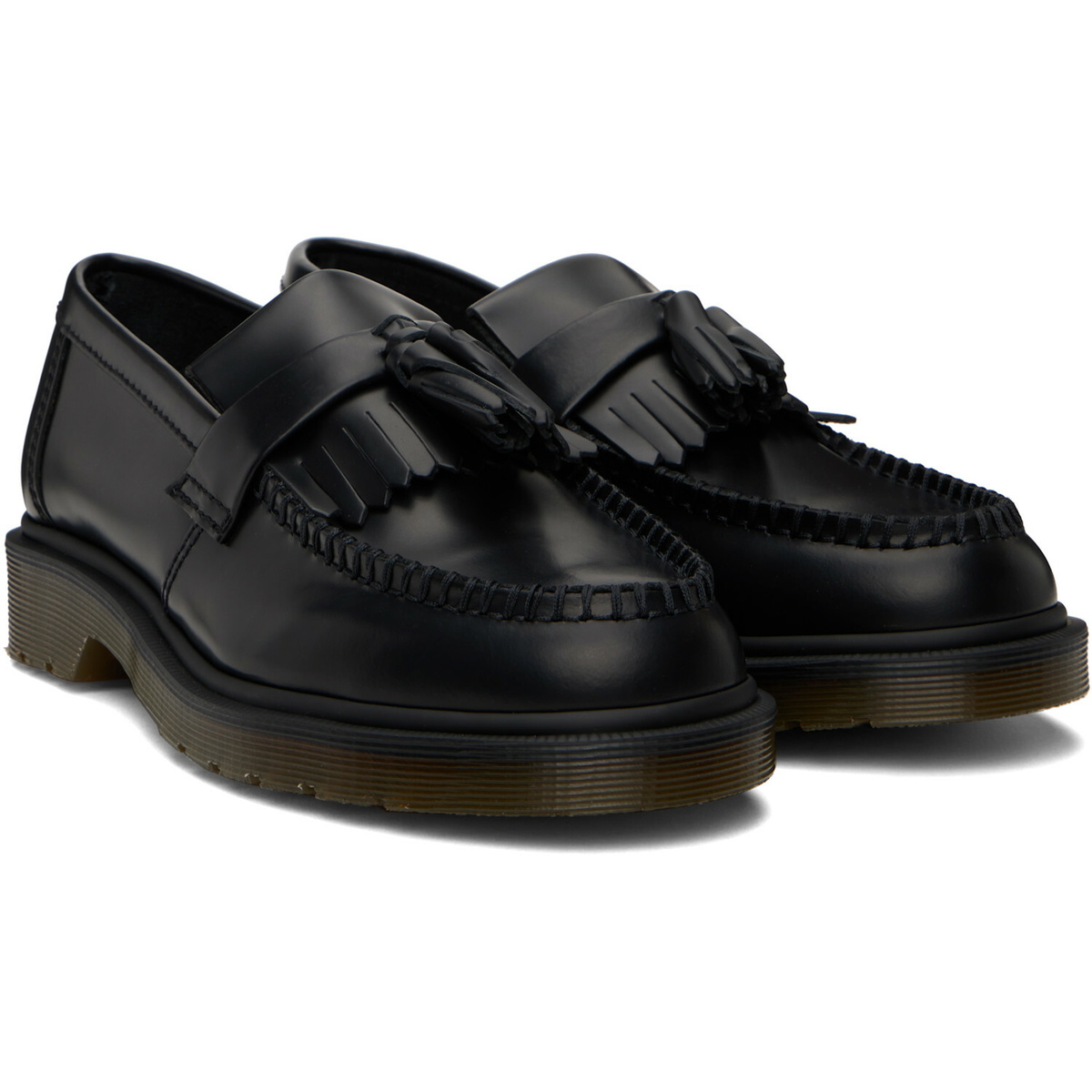 Dr. Martens Black Adrian Smooth Loafers