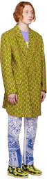 KidSuper Green Dancing Ladies Coat