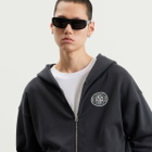 END. Leisure Zip Hoodie in Cinder Black