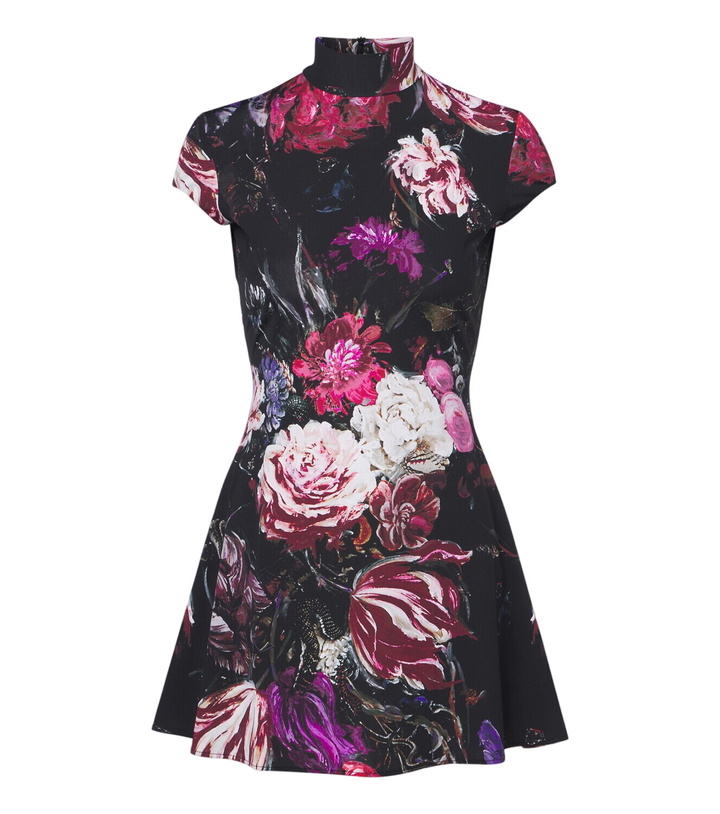 Photo: Roberto Cavalli Floral minidress